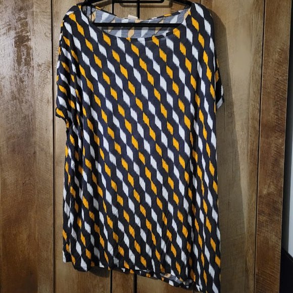 Michael Kors Top - Yellow, Black and White - Picture 3 of 6